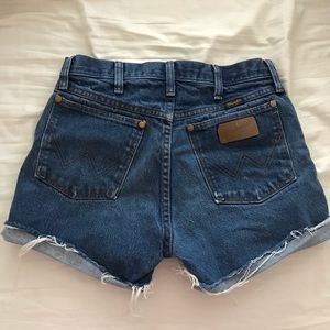 Wrangler High Waisted Shorts